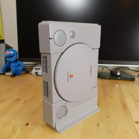 Vertical stand for Sony PlayStation One PS1 PSX consoles | Retro Frog