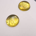 Hand cast custom resin buttons for Nintendo Game Boy Color (GBC CGB) - Chrome gold | Lab Fifteen Co