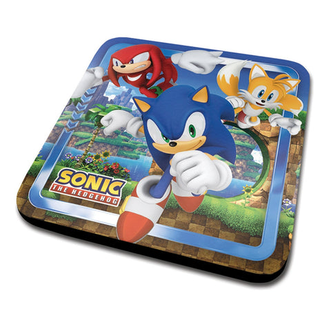 Sonic the hedgehog Gift Set including Mug, Coaster & Keychain officially licensed | Pyramid