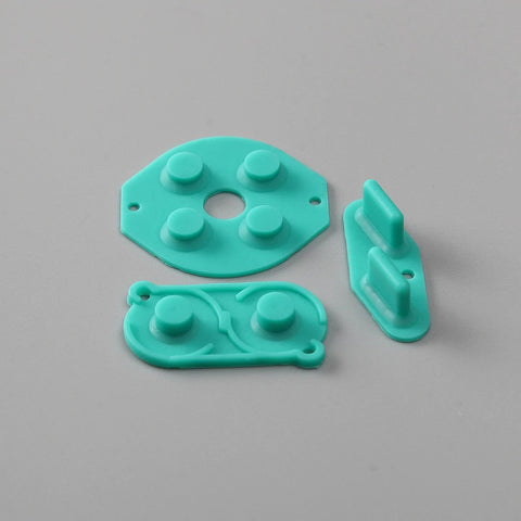 Conductive silicone button contacts rubber membrane pad set For Nintendo Game Boy Original DMG-01 mint green | Funnyplaying