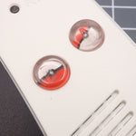 Hand cast custom resin buttons for Nintendo Game Boy Advance - Pokeball | Lab Fifteen Co