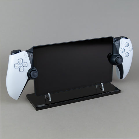 Display stand for PlayStation PS Portal - Crystal black | Rose Colored Gaming