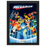 Mega Man Robot Master Ambush Plax lenticular frame 3D wall art officially licensed 10"x12" inch (23x30cm) | Pixel Frames