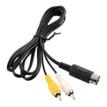 AV composite cable for Sega Genesis 1 (Mega Drive) RCA audio video lead 1.8m (6ft) | XYAB