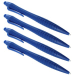 Large Ergonomic Touch Screen Stylus Pen - 4 Pack Blue | ZedLabz