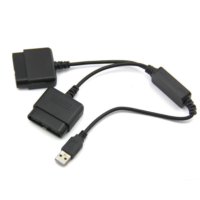 2 player cable for PS2 Sony PlayStation 2 USB 2 player connector lead | ZedLabz - 1