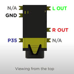 Headphone jack port 3.5MM for Xiphers Slab SP mod | ZedLabz