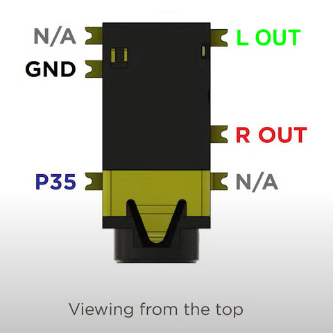 Headphone jack mod part for Nintendo Game Boy Advance SP [AGS GBA SP] 3.5mm port socket | ZedLabz