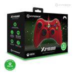 Xenon wired controller for Xbox Series X/ Xbox Series S/ Xbox One/ Windows 10|11 PC officially licensed - Red | Hyperkin