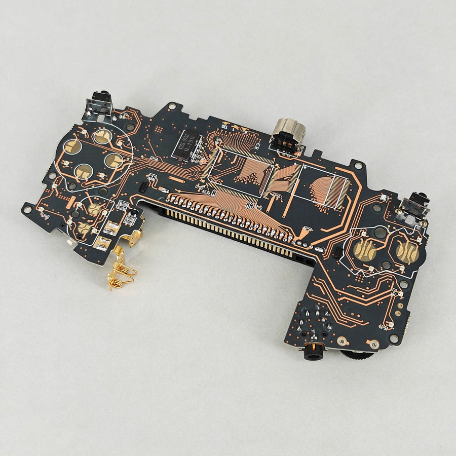 Custom upgraded motherboard replacement for Nintendo Game Boy Advance **No Core** - Black & gold [GBA AGB] | Funnyplaying