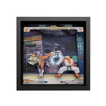 Street Fighter III 3rd strike video game (1999) shadow box art officially licensed 9x9 inch (23x23cm) | Pixel Frames