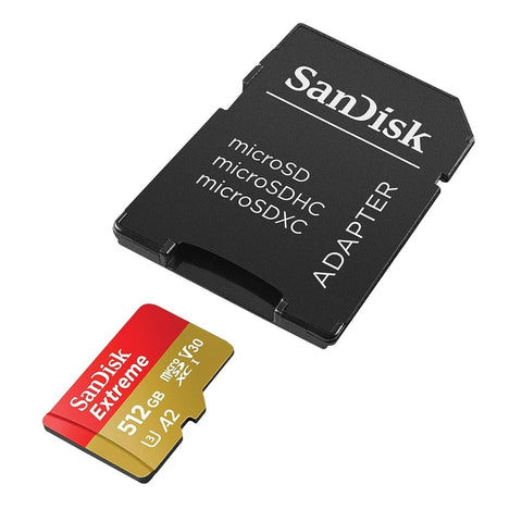 512GB Extreme microSDXC™ UHS - I CARD micro SD memory card & SD adapter | Sandisk - 2