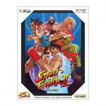 Street Fighter II The World Warriors Plax lenticular frame 3D wall art officially licensed 10"x12" inch (23x30cm) | Pixel Frames