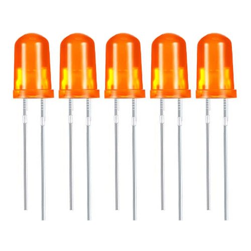 5mm LED Lights for game console & handheld mod projects through hole - 5 Pack | ZedLabz - 1