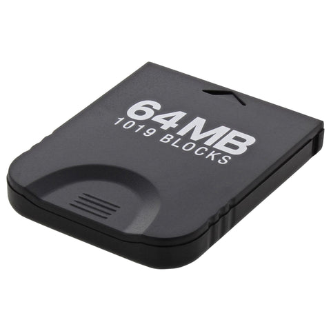 64MB memory card for GameCube & Wii Nintendo 1019 block NGC GC compatible - black | ZedLabz - 1