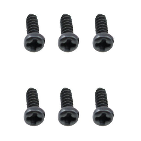 6mm philips screw set for Sony PS3 & PS2 controller housing spare parts - 6 pack black | ZedLabz - 1