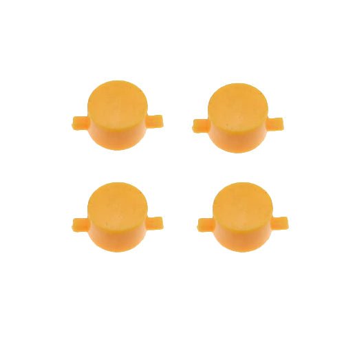 A B action button set for Nintendo Game Boy original DMG - 01, Game Boy Zero GBZ & DIY projects - 4 pack yellow | ZedLabz - 1