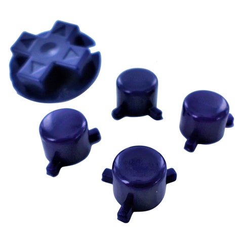 Action Buttons & D - Pad Set For Odroid - Go Advance Console - Indigo Purple | ZedLabz - 1