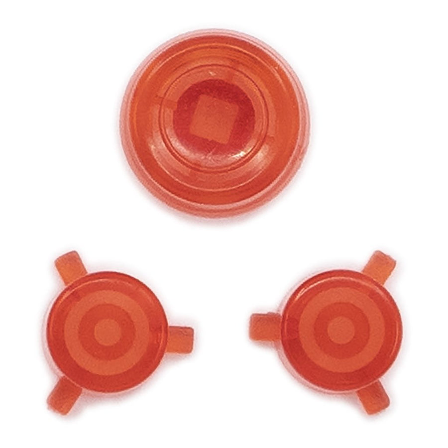 Action & Joystick Cap Button Set For Neo Geo Pocket Color - Clear Red | Retro Modding - 1