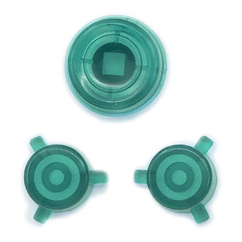 Action & Joystick Cap Button Set For Neo Geo Pocket Color - Clear Teal | Retro Modding - 1