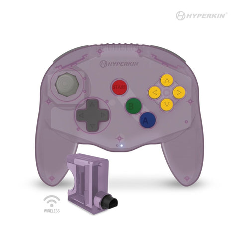 Admiral Premium wireless BT controller for N64/ Nintendo Switch/ Nintendo Switch Lite/ PC/ Mac/ Android - Atomic Purple | Hyperkin - 2