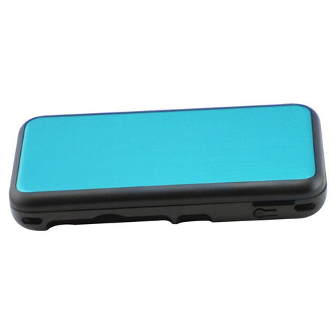 Aluminium case for Nintendo New 2DS XL console metal hybrid cover - Blue REFURB | ZedLabz - 1