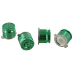 Aluminium Metal Bullet Action Button Set For Sony PS4 Controllers - Green | ZedLabz - 2