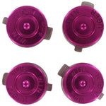 Aluminium Metal Bullet Action Button Set For Sony PS4 Controllers - Pink | ZedLabz - 3