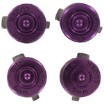 Aluminium Metal Bullet Action Button Set For Sony PS4 Controllers - Purple | ZedLabz - 3