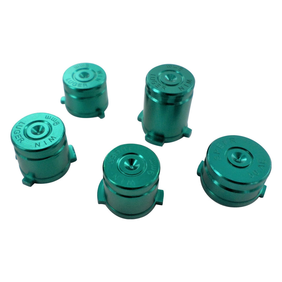 Aluminium Metal Bullet Button Set For Xbox One Controllers - Green | ZedLabz - 1