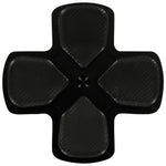 Aluminium Metal D - Pad For Sony PS4 Controllers - Jet Black | ZedLabz - 3