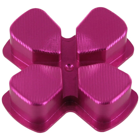 Aluminium Metal D - Pad For Sony PS4 Controllers - Pink | ZedLabz - 2