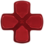 Aluminium Metal D - Pad For Sony PS4 Controllers - Red | ZedLabz - 3