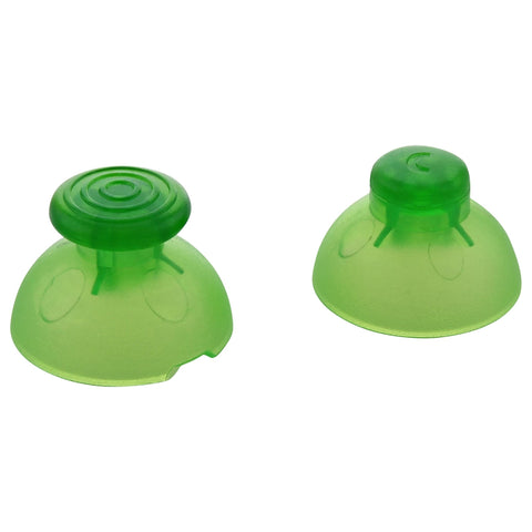 Analog thumbstick & c - stick for Nintendo GameCube controller replacement sticks | ZedLabz - Clear / Green - 1