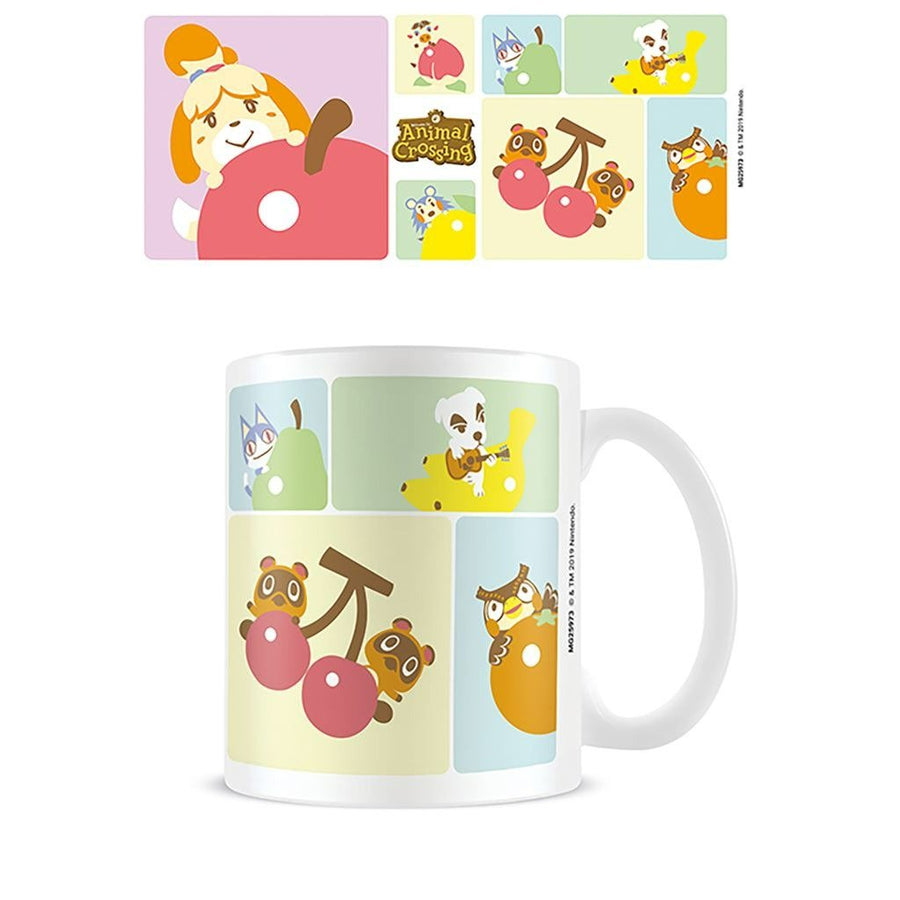 Animal Crossing character grid official mug 11oz/315ml | Pyramid - 1