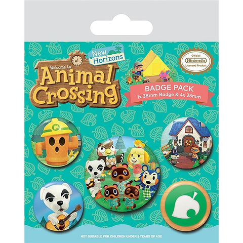 Animal Crossing Islander official badge pack of 5 | Pyramid - 1