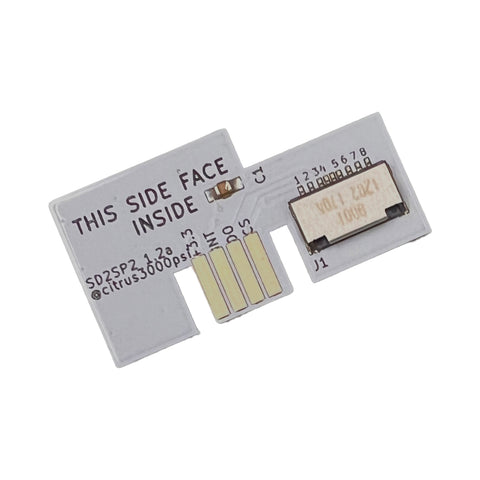 Premium SD memory card serial port 2 SD2SP2 adapter for Nintendo GameCube NGC - White | ZedLabz