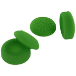 Assecure concave & convex soft silicone thumb grips for Sony PS4, analog thumb stick non slip grip caps for Playstation 4 controller - 4 pack green - 3