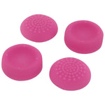 Assecure concave & convex soft silicone thumb grips for Sony PS4. Analogue thumb stick non slip grip caps for Playstation 4 controller, pack of 4 - Pink - 5