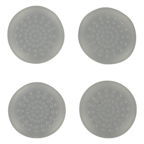 Assecure TPU protective analogue dotted thumb grip stick caps for Microsoft Xbox One - 4 pack Clear - 1