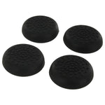 Assecure TPU protective analogue thumb grip stick caps for Sony PS4 controllers [Playstation 4] - 4 pk - black - 2