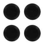 Assecure TPU protective analogue thumb grip stick caps for Sony PS4 controllers [Playstation 4] - 4 pk - black - 3