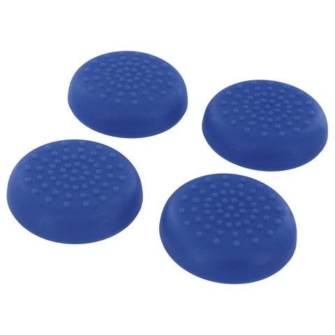 Assecure TPU protective analogue thumb grip stick caps for Sony PS4 controllers [Playstation 4] - 4 pk - blue - 2