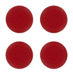 Assecure TPU protective analogue thumb grip stick caps for Sony PS4 controllers [Playstation 4] - 4 pk - red - 6