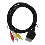 AV cable for Xbox Original classic 2001 console RCA audio video TV lead - Black | ZedLabz - 5