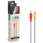 AV composite cable for Nintendo NES audio video RCA lead 1.8m (6ft) | XYAB - 1