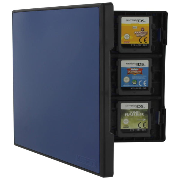 Game case for 3DS & DS 18 in 1 - Royal Blue & Black | ZedLabz