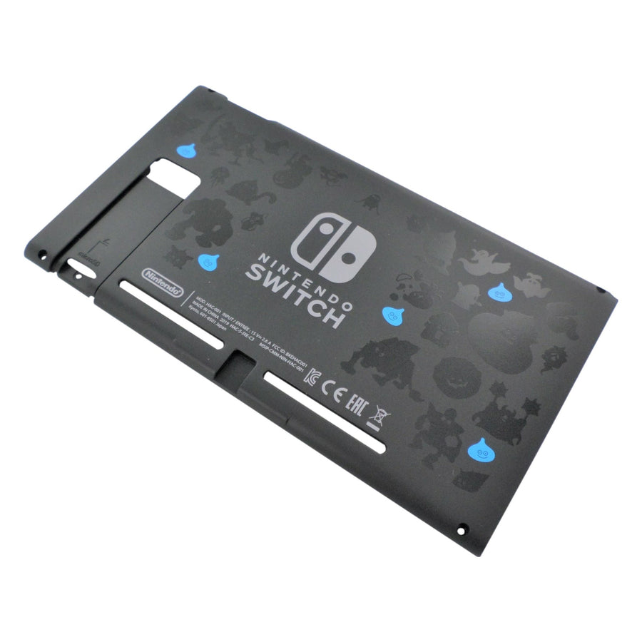 Back housing shell for Nintendo Switch console replacement - Dragon Quest style edition Black & Blue | ZedLabz - 1