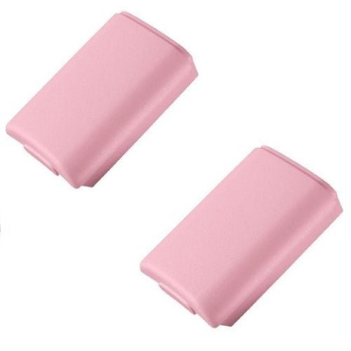 Battery back cover for Microsoft Xbox 360 wireless controllers shell - 2 pack pink | ZedLabz - 1