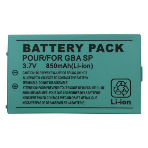 Battery for Nintendo Game Boy Advance SP console 3.7V 850mAh replacement | ZedLabz - 1